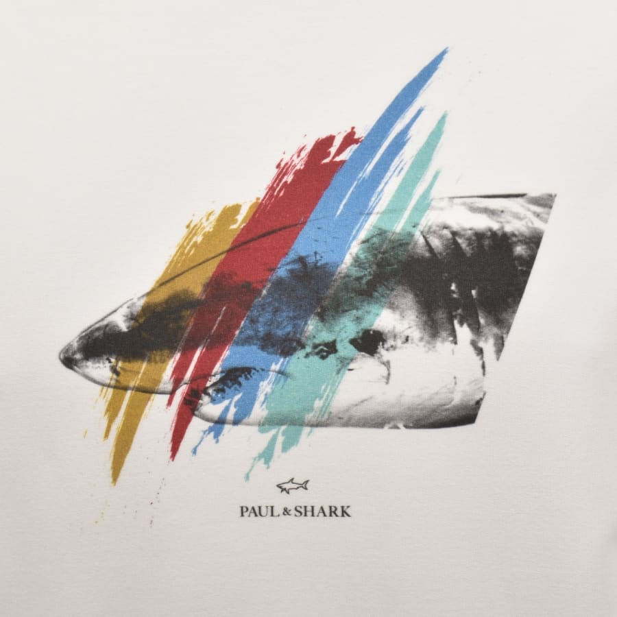 Paul And Shark X-Soft Logo Sweatshirt White | Mainline Menswear us